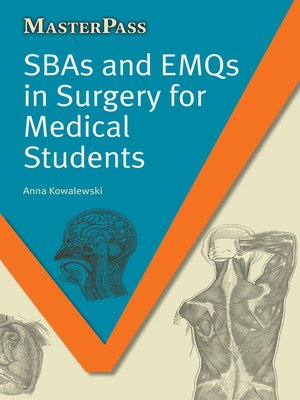 cover image of SBAs and EMQs in Surgery for Medical Students